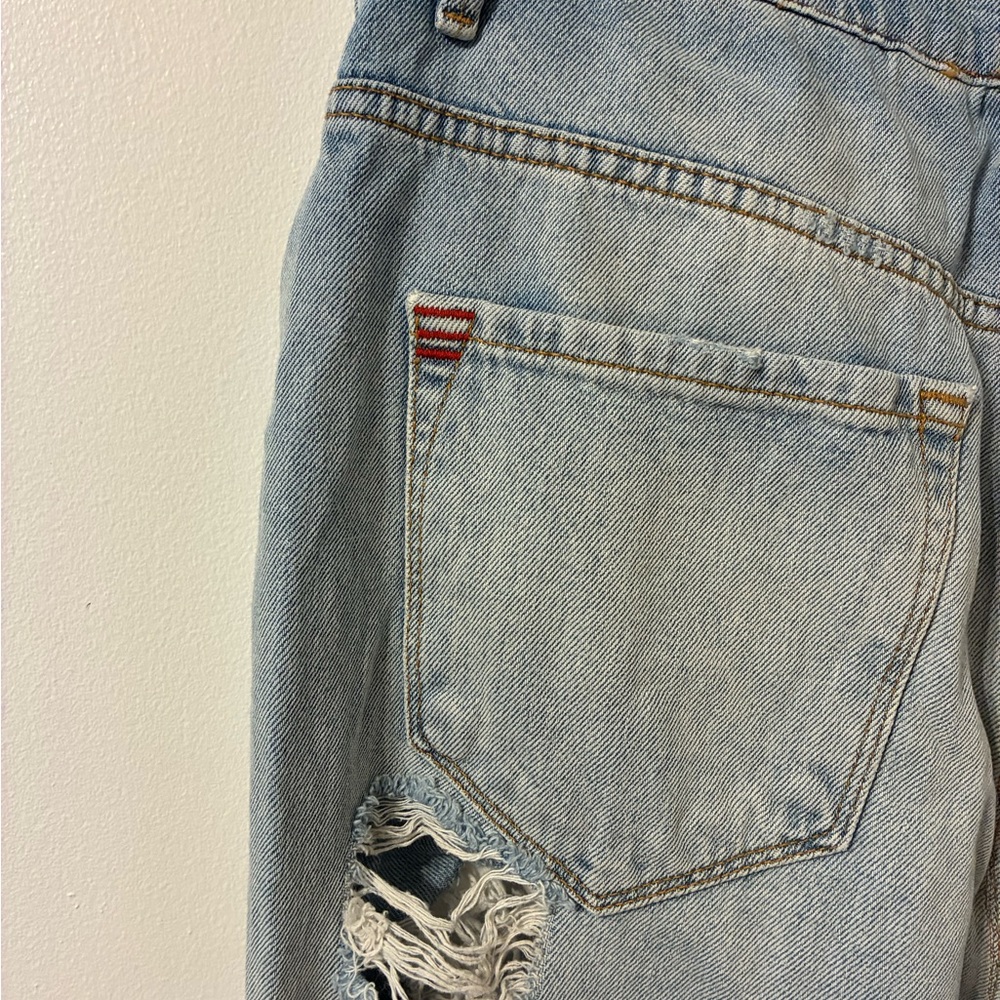 BDG Light Blue High Rise Ripped Jeans - Picture 3 of 6